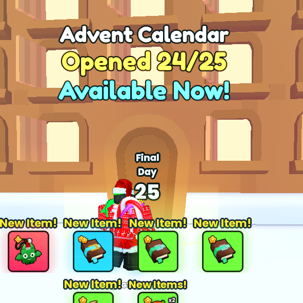 BananenboyYt's tweet photo. @BuildIntoGames I am not able to claim the last reward (day 25) at the advent calender https://t.co/REDz89I4vs