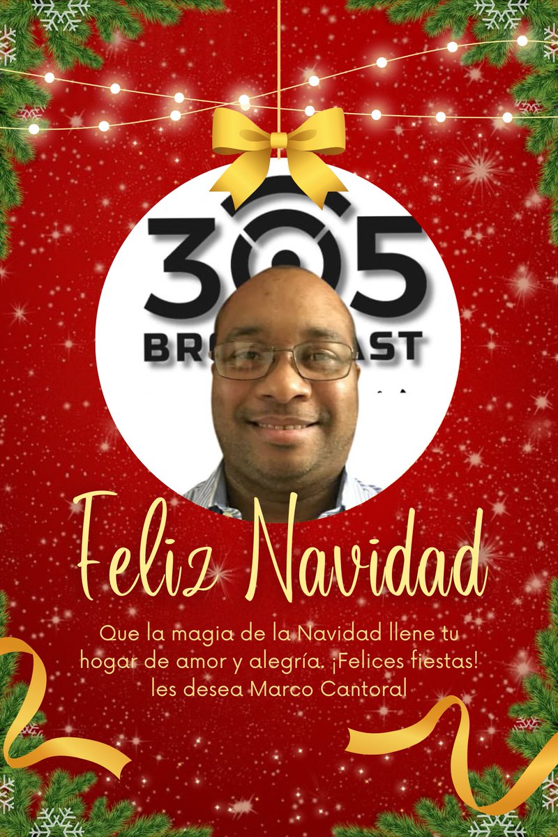 Feliz Navidad a todos mis clientes y amigos