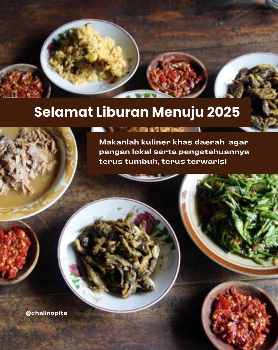 Sekamat Naral, Selamat Liburan. Selamat Bersukacita

#tahun2025 
#kulinernusantara
#panganlokal