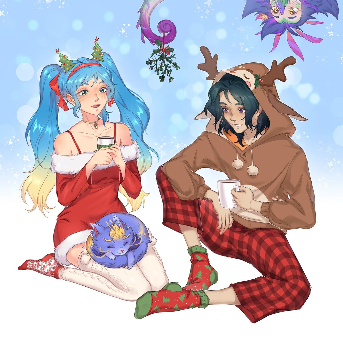 ls_skylight's tweet photo. This cheesebread is up to something

Upd.
#LeagueOfLegends #artoflegends #Hwei #Sona #Neeko #Yuumi https://t.co/omycOR0uGF