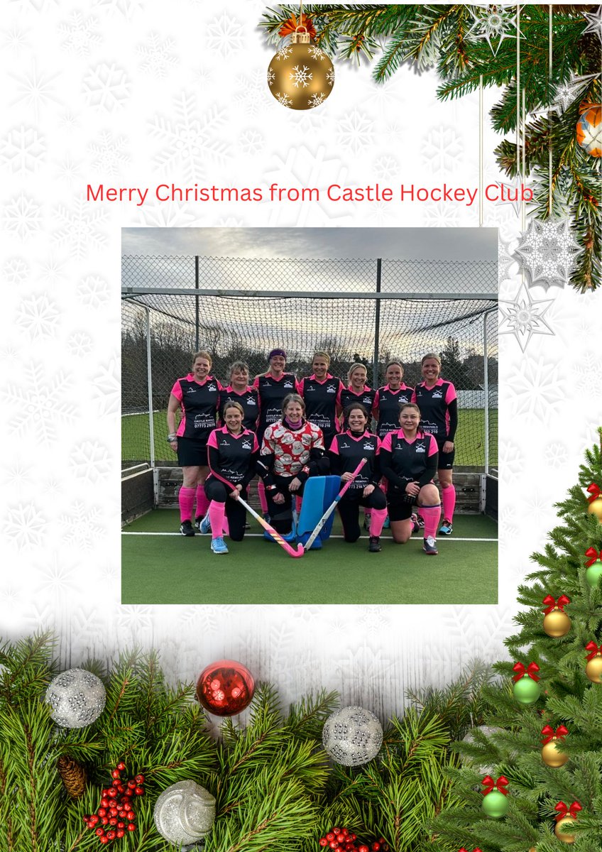 Wishing you all a very happy Christmas and a peaceful New Year. Here's to a great second half of the season to all in the hockey family!