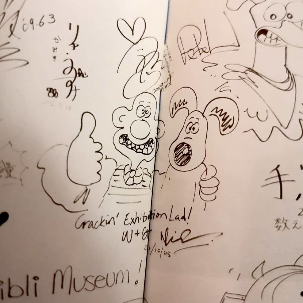 When Nick Park visited the Ghibli Museum
