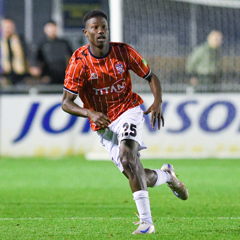 YorkCityFC's tweet photo. York City can confirm that winger Mo Fadera has joined National League North outfit Farsley Celtic on a one-month loan.

Good luck, Mo! 👊

#YCFC 🔴🔵