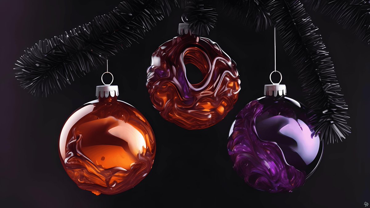 sammydigitale's tweet photo. Desktop Danglers
Day 604 of 365
double up: I'm making at least 6 new desktop &amp; 6 new phone wallpaper everyday this month.
#sammydigitale #wallpaper #aiart #lockscreen #xmas https://t.co/Ke97BctJFC