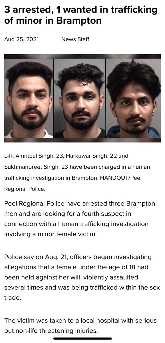 10 people recently arrested in Brampton for kidnapping 3 people, no ...