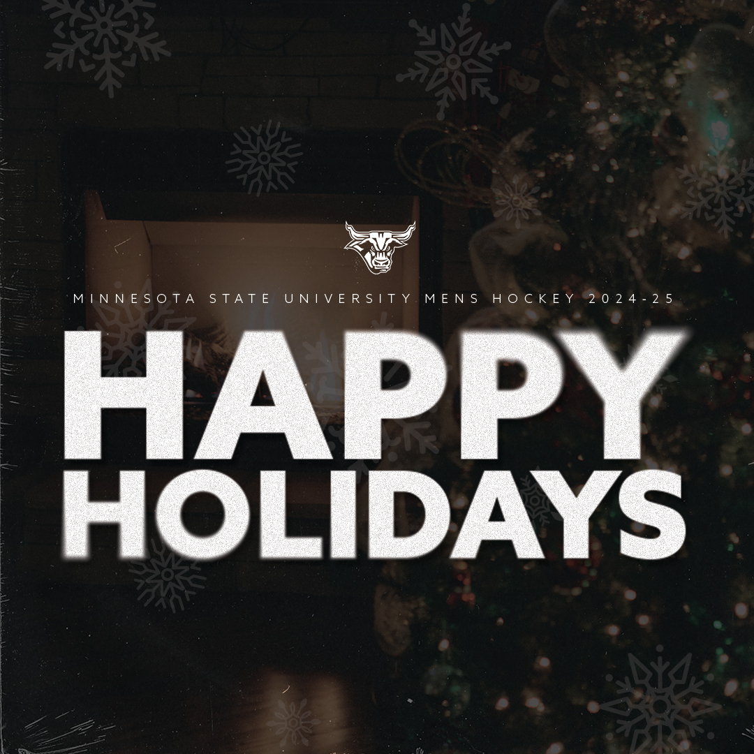 Happy Holidays from the Mavericks - we'll see you back at the rink Dec. 30 for our exhibition against Manitoba at 3 p.m.!