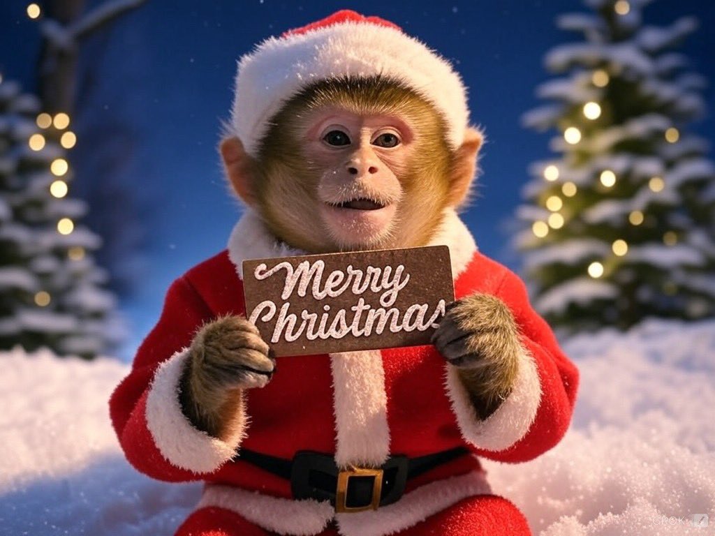 MonkeyS0L's tweet photo. Merry Christmas ❤️🦍🎄
#MerryChristmas https://t.co/h17TdLUlBb