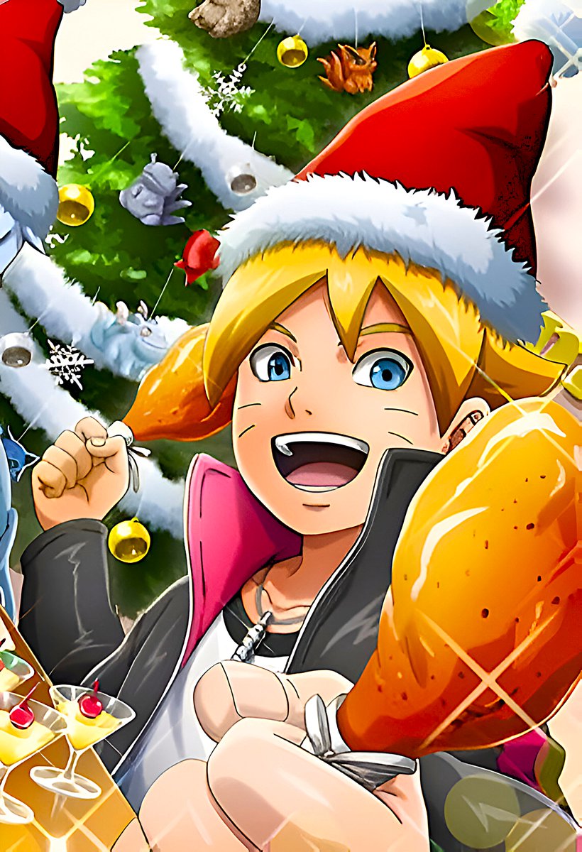 boltsuke's tweet photo. merry christmas eve to everyone! ❤️ https://t.co/MQDu0Kizdg