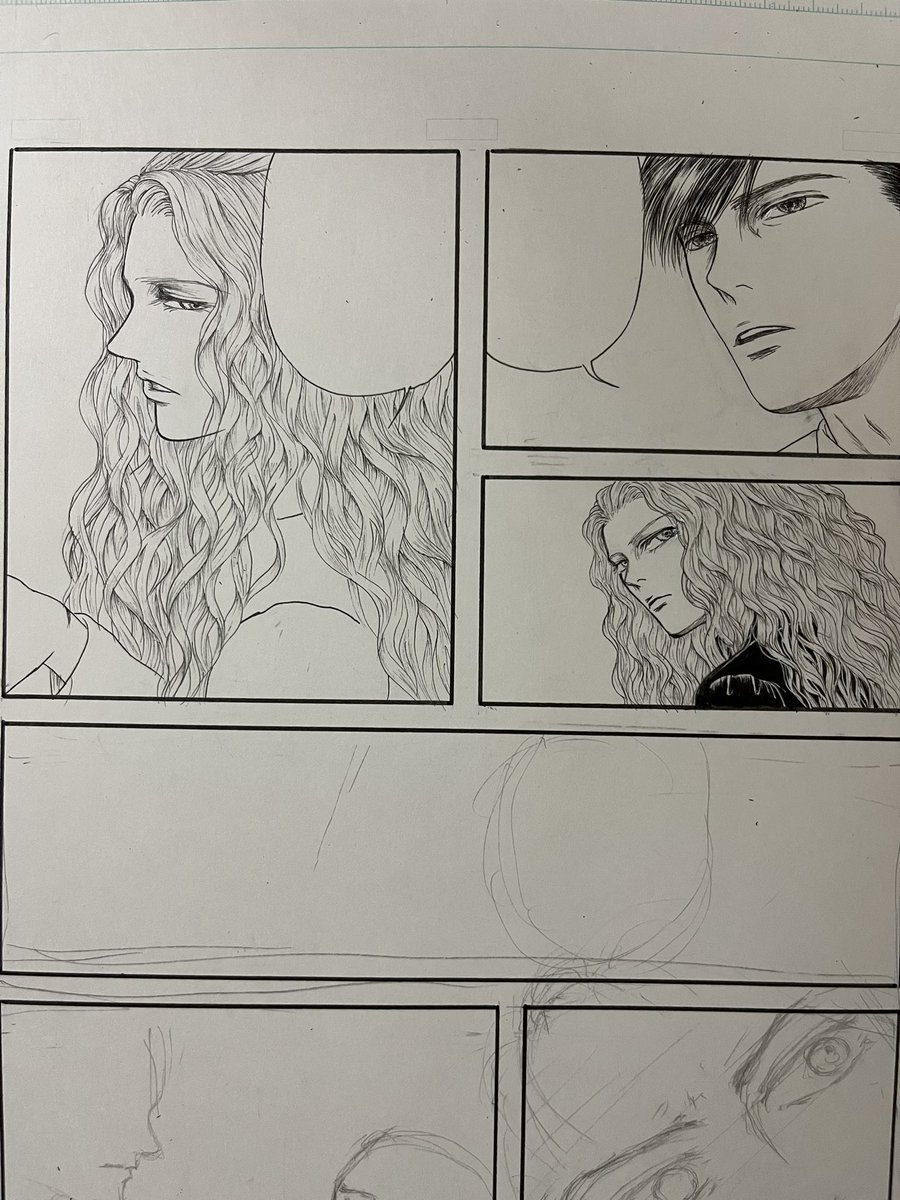 髪の描き込みが酷くなった 