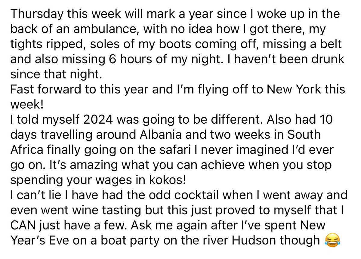 A different year this year ✨