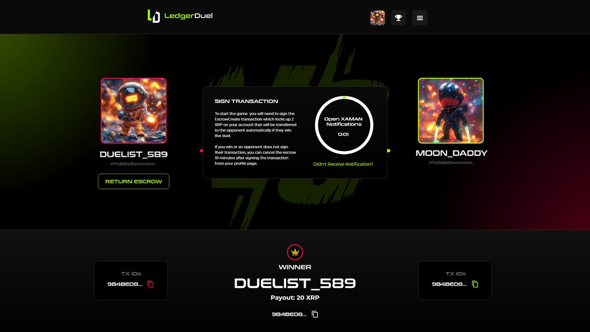 Ledger Duel tweet media