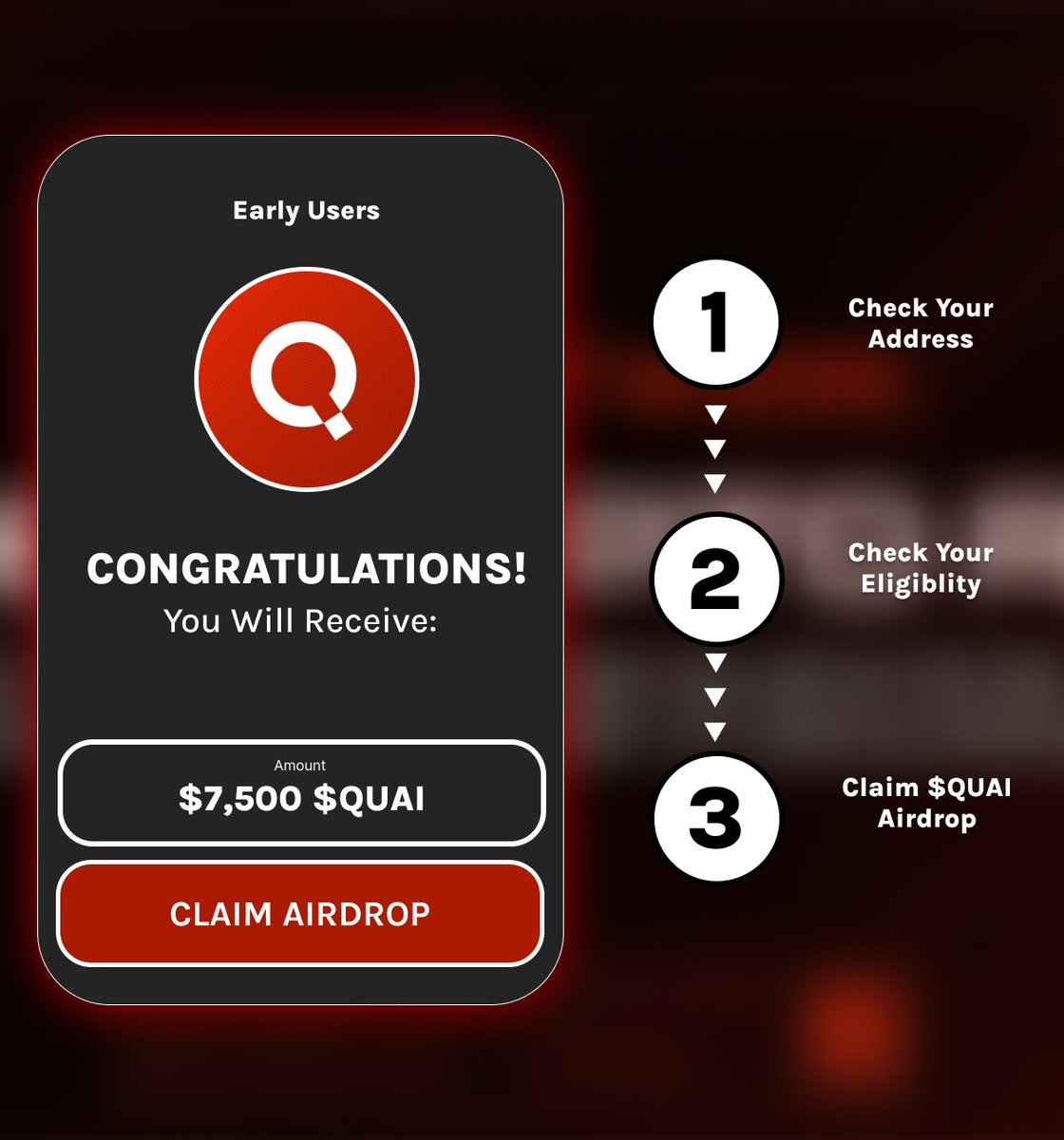 $QUAI Airdrop will be HUGE!

Cost: FREE
Time: 10 minutes
Potential: $3,240+

Dive into the step-by-step video guide 🧵👇