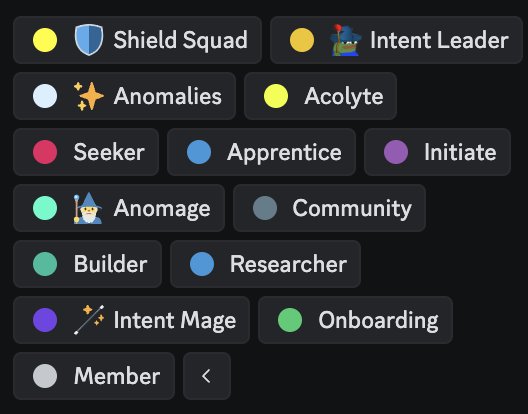 Cryptowithkhan's tweet photo. Final Step 

• Go to anoma discord and collect all these 3 roles ( check image ) 

• To get "Anomage Role" go to > "rules" in anoma discord server react with emojis to rules messages.

• Message on any server and click on your name to check all the roles https://t.co/StnRBHKd3v