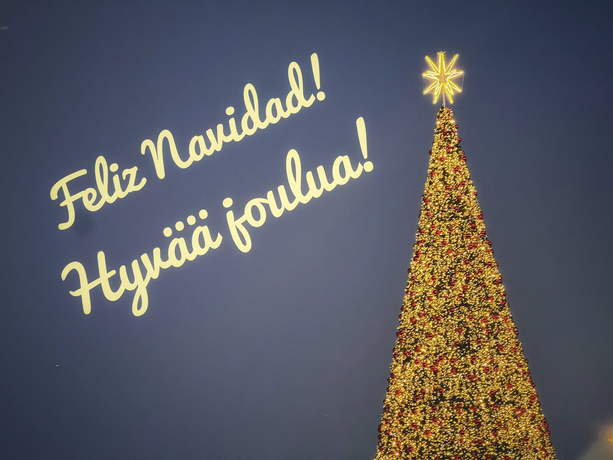 Feliz Navidad!
Hyvää joulua!
🎄🌲🎅🏻🤶🏻

#sustainableart #Finland #Madrid #Finlandia #Espanja #hugculture #culturalcooperation #nature #kulttuuri #artistresidency #exchange #Spain #visualarts #artists #art #artmadrid #ecosystem #kestävätaide #hyvääjoulua #feliznavidad