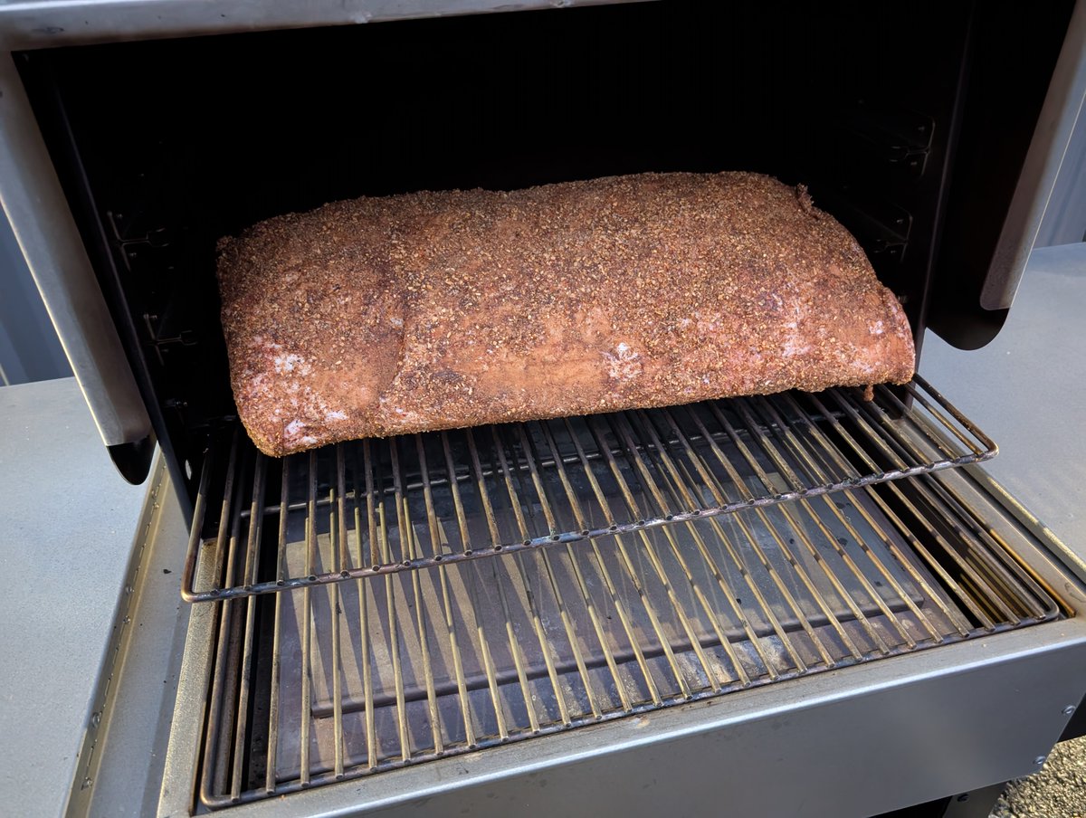 Prime Rib cooking for the Christmas Party here at MAK HQ!
