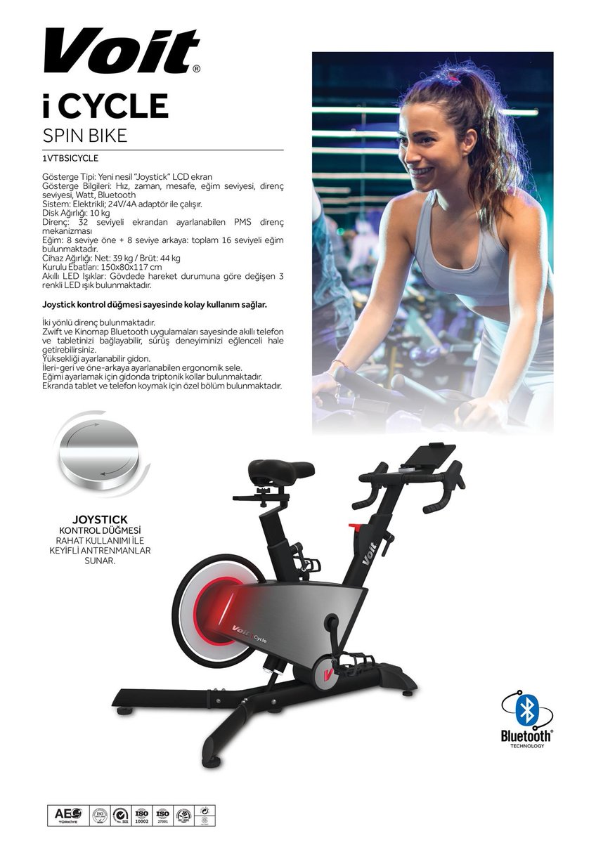 Sporservis's tweet photo. Sağlıkla ve Sporla Nice Yıllara.🎄
Voit I-Cycle Spin Bike New
Evinizde Spora ve Sağlığa Yer Açın
https://t.co/mgaRusLPkD https://t.co/hPFaopWqKH