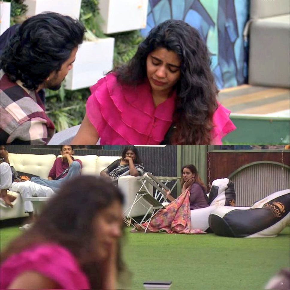 Ka_vi_n's tweet photo. Two Toxic Women's #Jack and #Manjari full vanmam mode on Sound. 🤧

STAY STRONG SOUNDARIYA ❤️ 👑🥹

#BiggBossTamil8 #BiggbossTamil
#BiggBossTamil8Season #BiggBossSeason8Tamil #Biggboss8Tamil #Soundariya https://t.co/VyQ8gwuF5t