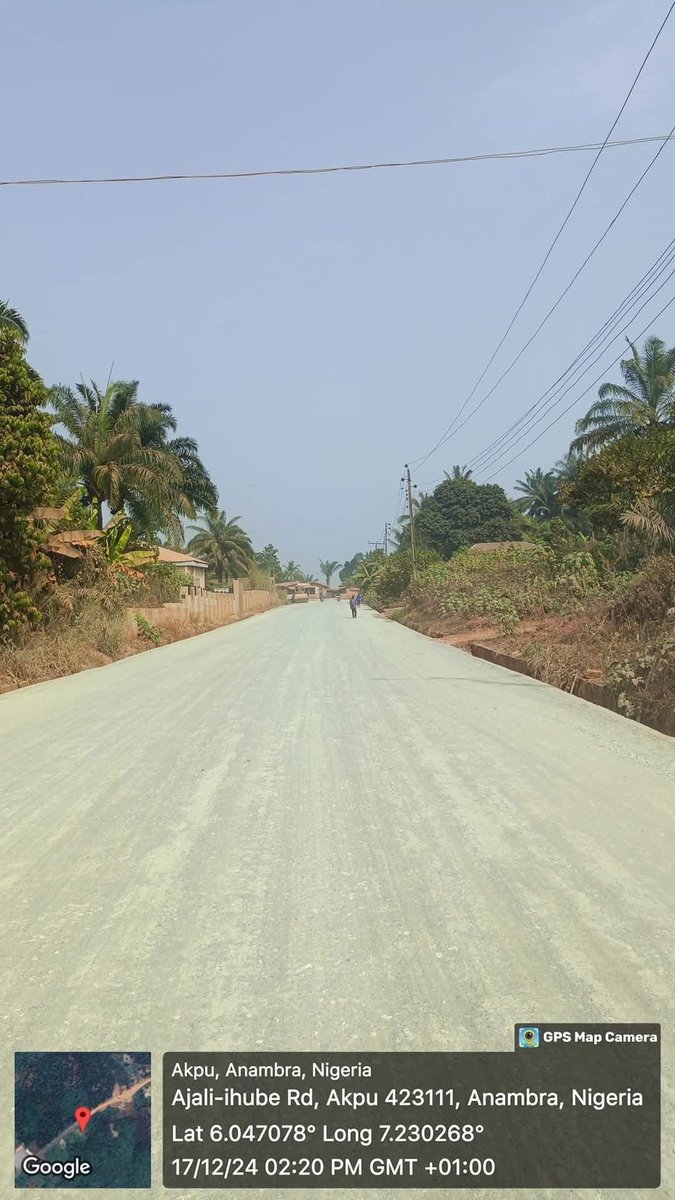 AnambraNewMedia's tweet photo. SOLUTION PROJECT UPDATE
The construction of the 16.4 KM Akpu - Ajali - Nawfija - Ufuma - Ogbunka Road with 3 major big culverts by Governor Soludo administration is speedily progressing.
Thank you, Soludo
#SolutionIsHere
#SolutionAbiago
#SolutionContinues https://t.co/xzsRIIr2iK