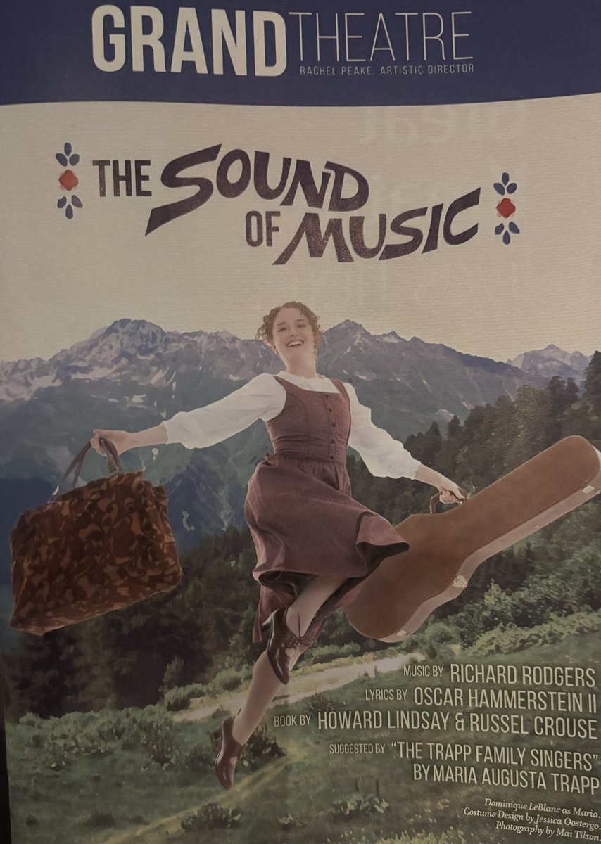 Excited to see my students in The Sound of Music <a href="/thegrandlondon/">Grand Theatre</a>! So proud of you girls!