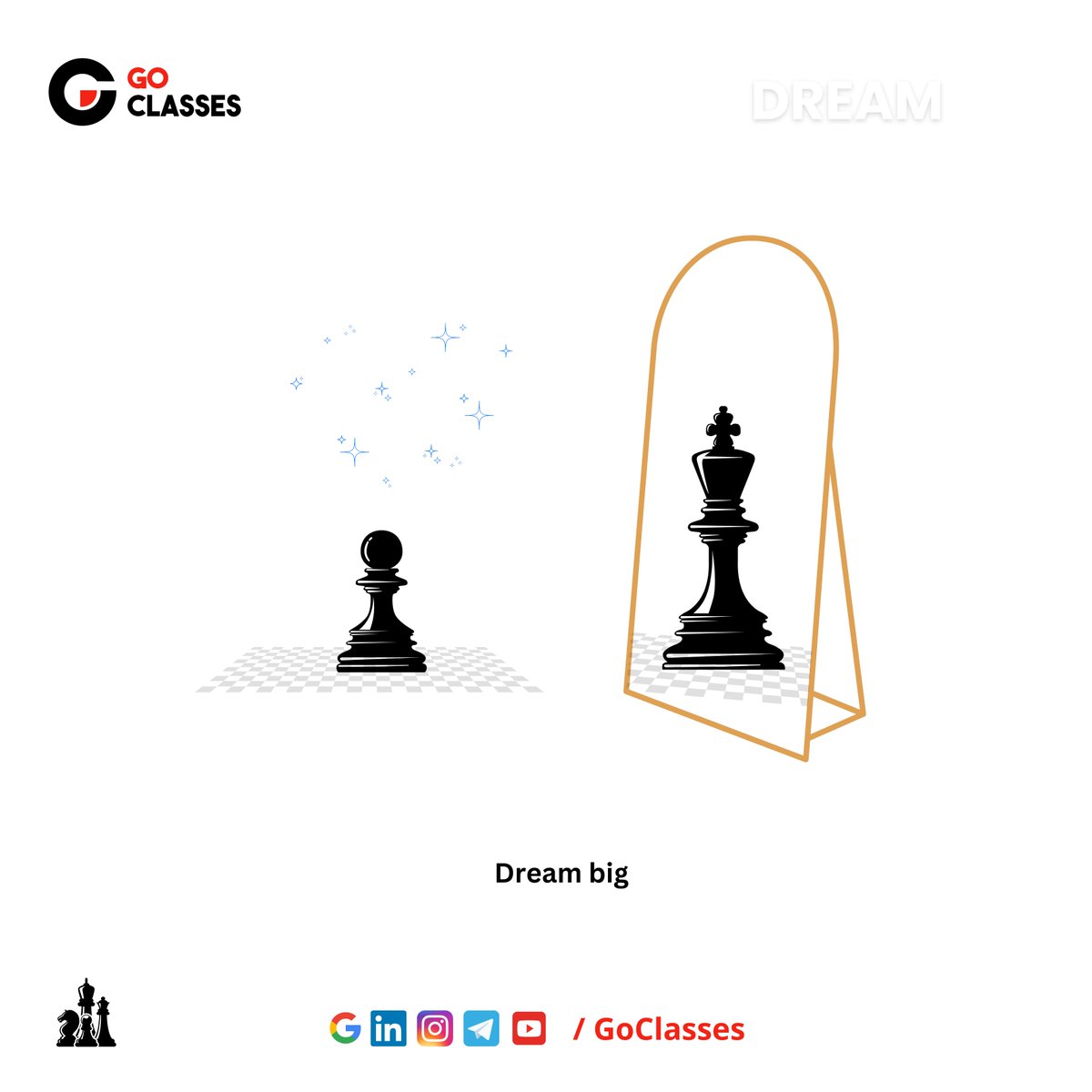 GOClasses_CSE's tweet photo. Aim high.
Work hard.
Dream big.
Believe in yourself.
#GATEMotivation โ
#GoClasses #GATEPrep
#GATEDA #GATECSE
๐ Join: https://t.co/xggKsnMtzw https://t.co/8eZ52BNi39