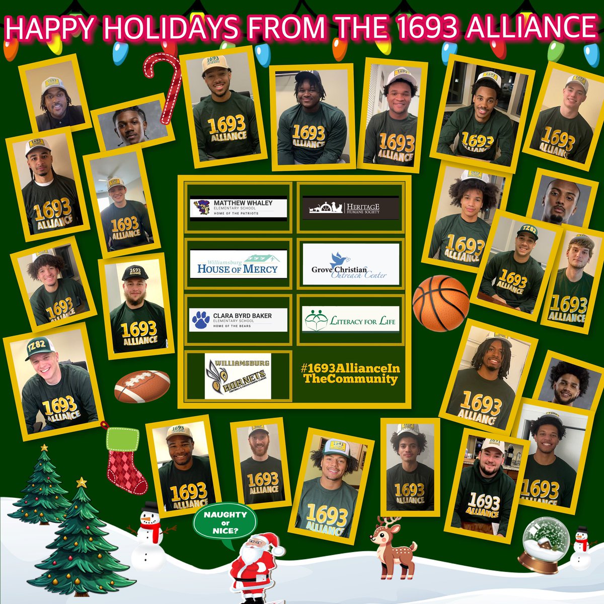 Happy Holidays from the 1693 Alliance!

#GoTribe
#CommunityLove 
#1693Alliance