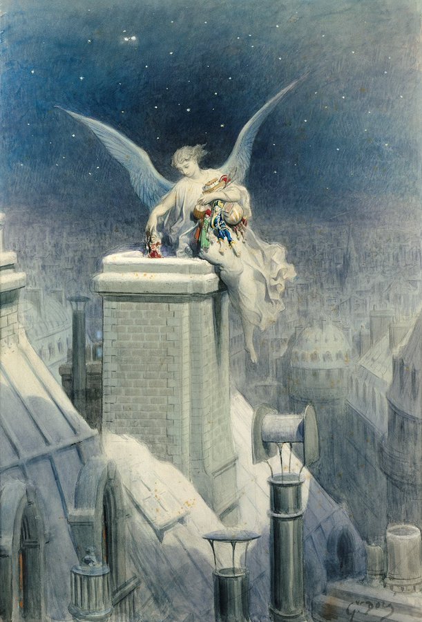 yumcarton's tweet photo. Christmas Eve by Gustave Doré https://t.co/W5gFTJMg3X