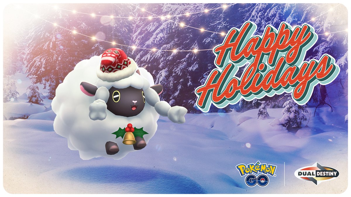 Trainers! Hope you are all enjoying festive adventures this holiday season in #PokemonGO! ❄️