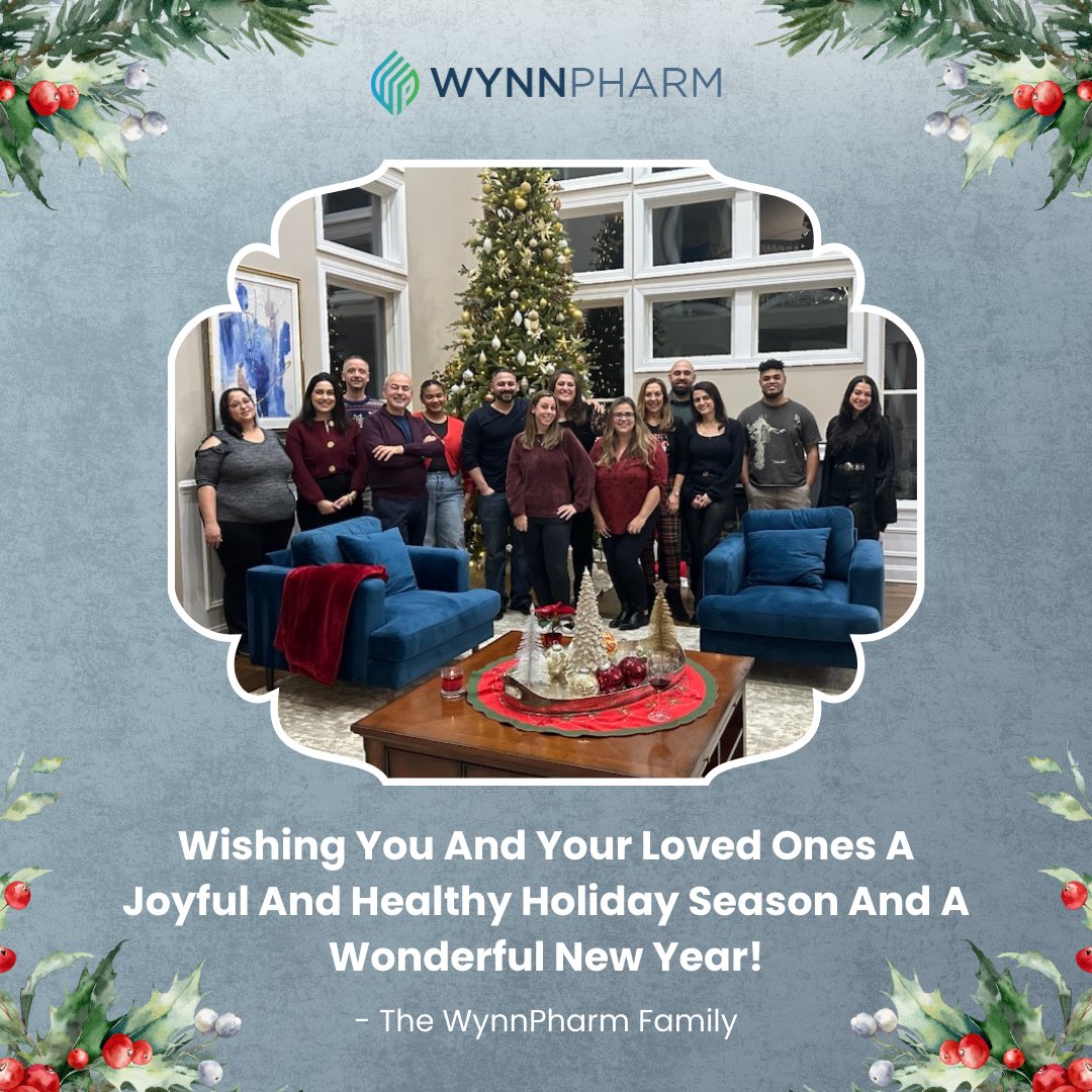 WynnPharm's tweet photo. From our family to yours, happy holidays and a joyful New Year filled with health and happiness. #WynnPharm #Partner #Health&amp;Wellness #NameBrand #OvertheCounter #HappyHolidays #HappyNewYear https://t.co/02oKbHeEVy