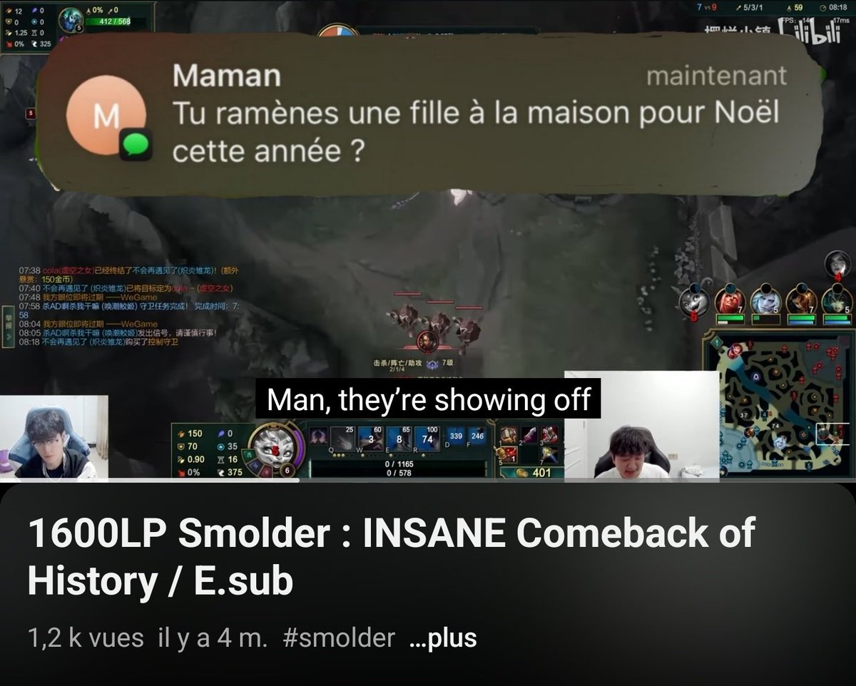 Non maman, toujours pas