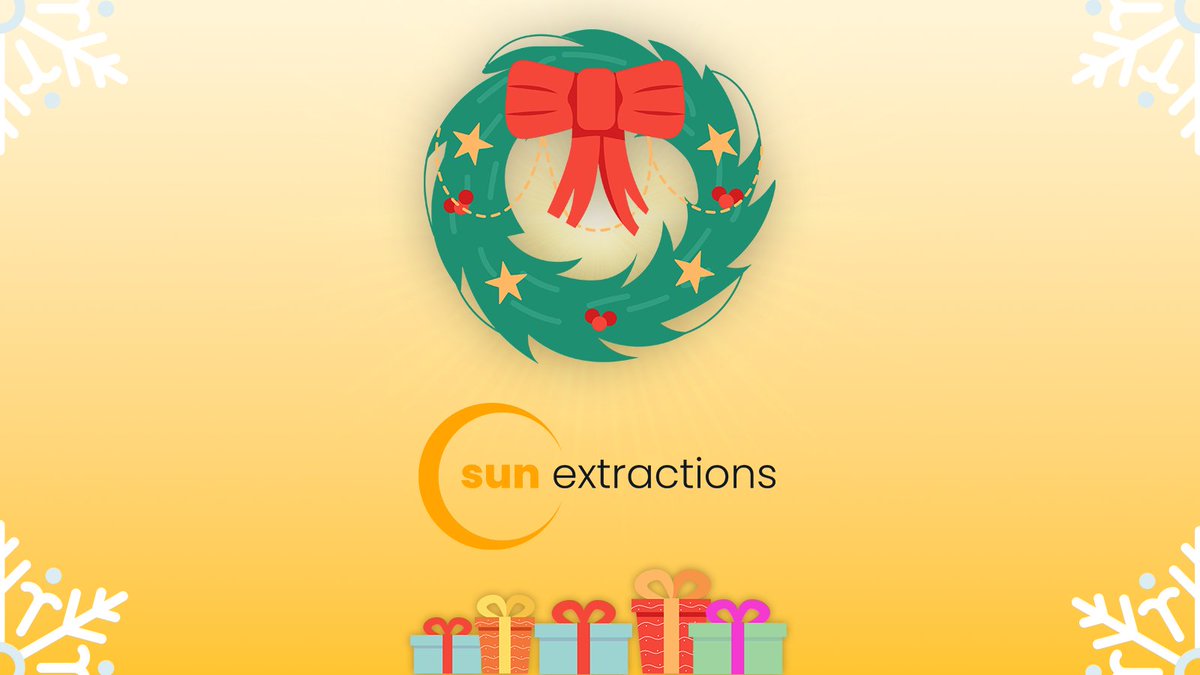 SunExtractions's tweet photo. ☀️ Seasons of Innovation 🌟

This holiday season, we’re grateful for all the support that’s powered our growth and fueled flavor innovation. Thank you for trusting Sun Extractions to deliver the gold standard.

Wishing you a joyful and bright holiday season!

#SunExtractions https://t.co/DxzTxStUQP