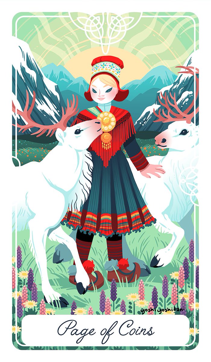 Yoshi Yoshitani working on an Oracle Deck tweet media