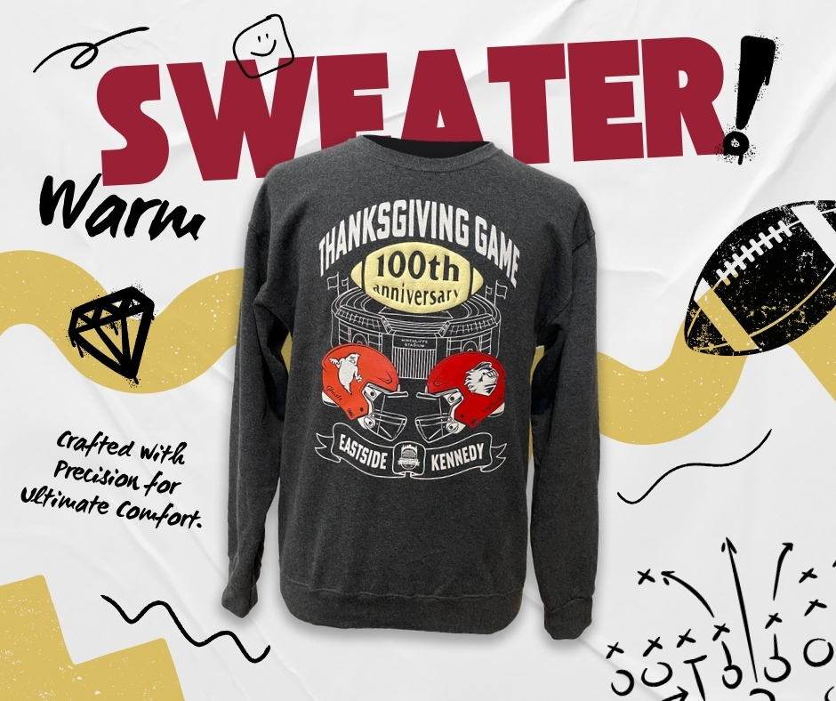 We still have a few sweaters left - 100th anniversary of the Eastside vs Kennedy Thanksgiving Game. A century of unforgettable moments and community spirit 🏈

🛒 hinchliffestadium.square.site/product/sweate…

🚨 FREE Eastside vs Kennedy T-shirt with every purchase

#hinchliffe #paterson #silkcity #nj
