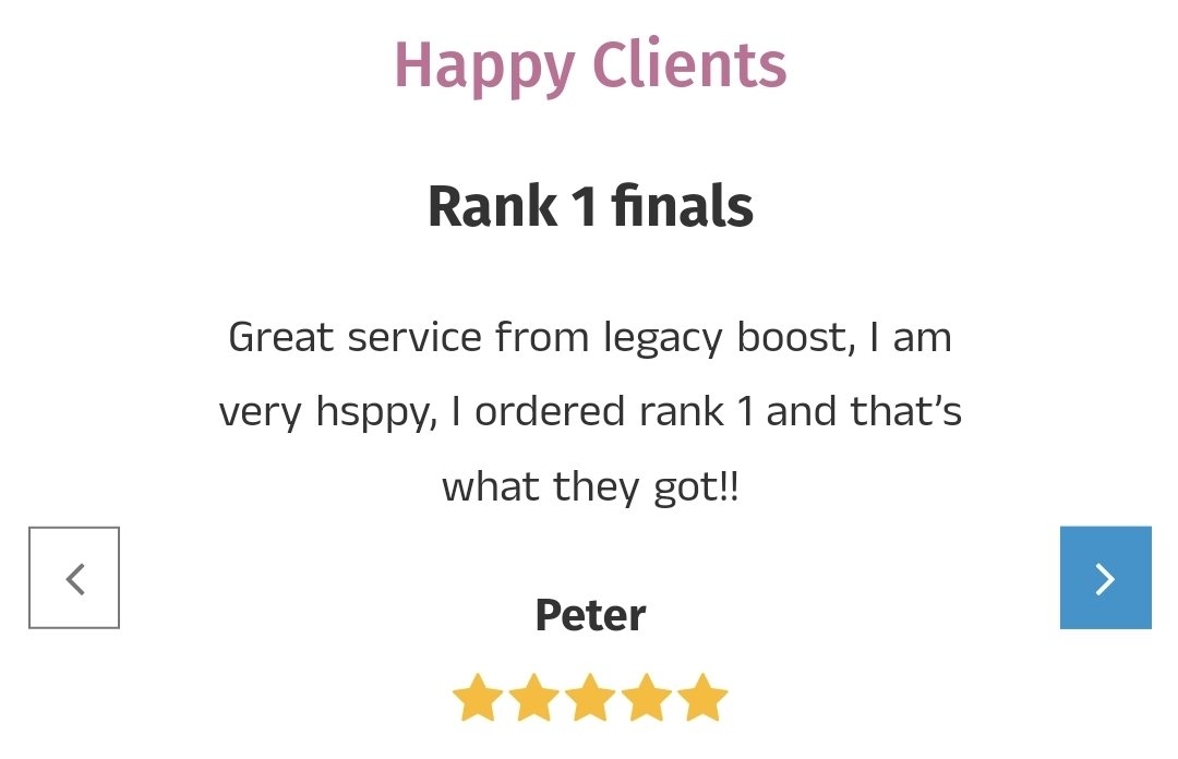 legacyboost947's tweet photo. Just some of our reviews ✅️ https://t.co/n0sb3fn7uH