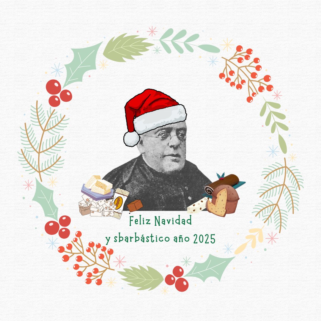 Feliz Navidad y sbarbático año 2025 para todos mis seguidores, colegas y linguamigos 🥳