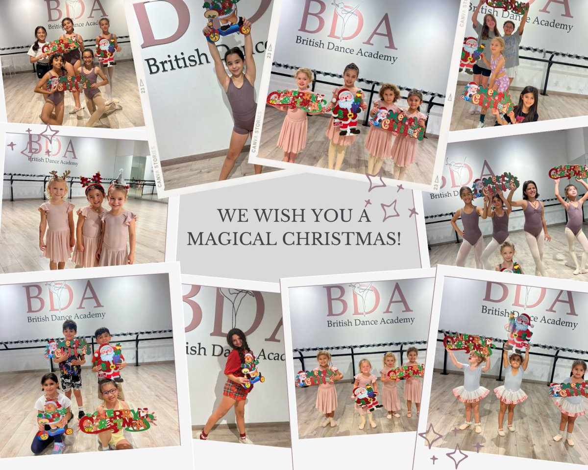 BDA_GCC's tweet image. Wishing you a magical Christmas from our amazing students! Wishing you love, laughter and joy this holiday season!

#kidsdanceclassesdubai #dubaikidsactivities #danceclassesforkids #adultdanceclasses #britishdanceacademy #danceclasses #danceshopdubai