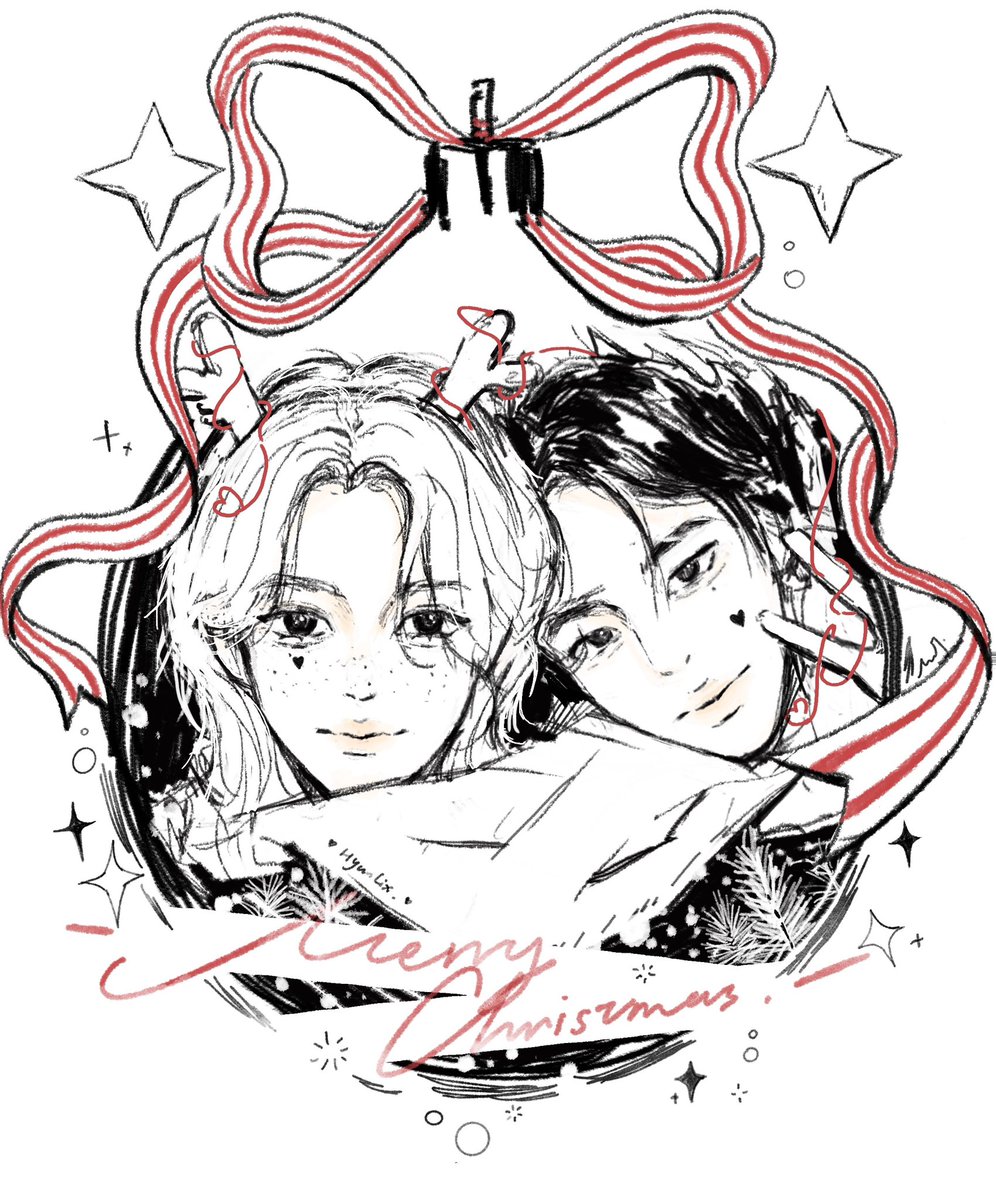 _MmmJ__'s tweet photo. “𝓜𝓮𝓻𝓻𝔂 𝓒𝓱𝓻𝓲𝓼𝓽𝓶𝓪𝓼 ” ✨🌟🎄 #Hyunlix #StrayKids #Christmas https://t.co/mTj4lQYPGr