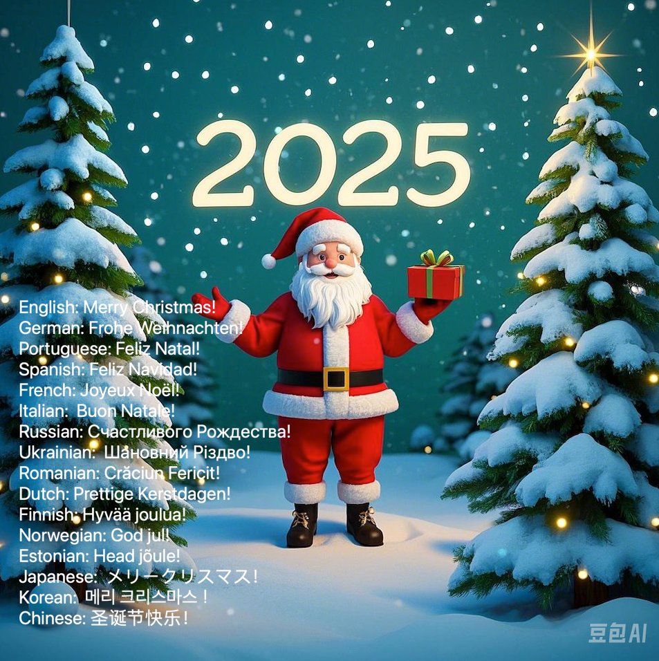 Merry Christmas and Happy New Year!