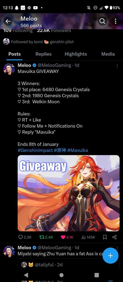 rustymetalspike's tweet photo. @MelooGaming mavuika! https://t.co/DkpOiIZQDp