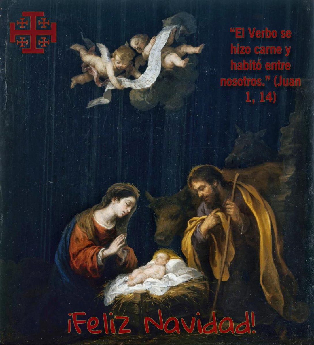santosepulcro's tweet photo. Que el Niño Jesús,que nació para salvarnos,nos colme de PAZ y CONCORDIA (que tanta falta hacen), así como de amor al prójimo,  deseamos la Real y Muy Ilustre Cofradía del Santo Sepulcro de Murcia “Gloria a Dios en el cielo, y en la tierra paz a los hombres que ama el Señor Señor” https://t.co/581lyARWoP