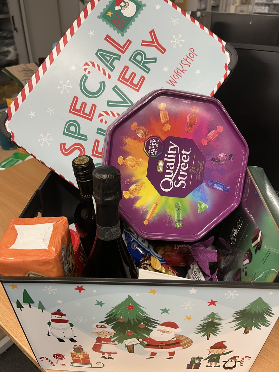 Thankyou to one of our lovely care homes for the Christmas Hamper for the team.  It’s very much appreciated