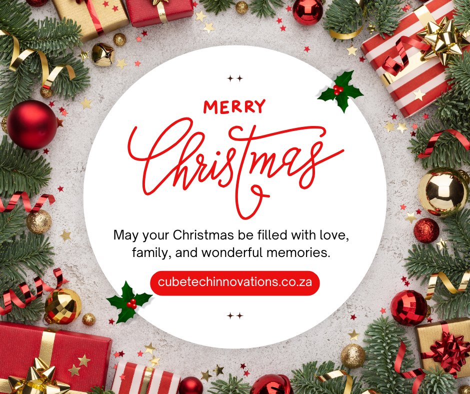 🎄 Merry Christmas from Cubetech Innovations! 🎄

Thank you for trusting us this year. Wishing you peace, joy, and success this festive season. We look forward to supporting your business in the New Year!

🌟 Season’s Greetings from our team! 🌟
#MerryChristmas #Christmas