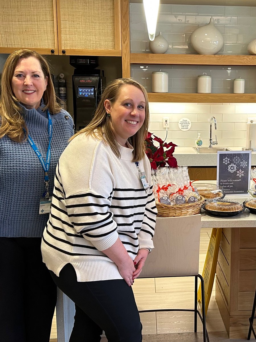 The Parmenter Foundation (@parmfound) on Twitter photo Lovely to visit our grantee <a href="/CareDimensions1/">Care Dimensions</a> Hospice House and chat with Tracy Boynton and Kathleen Gilroy who do amazing work in this beautiful and peaceful setting in Lincoln. Jen added some pies to their assortment of holiday treats for patients and their families to enjoy. Lovely to visit our grantee <a href="/CareDimensions1/">Care Dimensions</a> Hospice House and chat with Tracy Boynton and Kathleen Gilroy who do amazing work in this beautiful and peaceful setting in Lincoln. Jen added some pies to their assortment of holiday treats for patients and their families to enjoy.