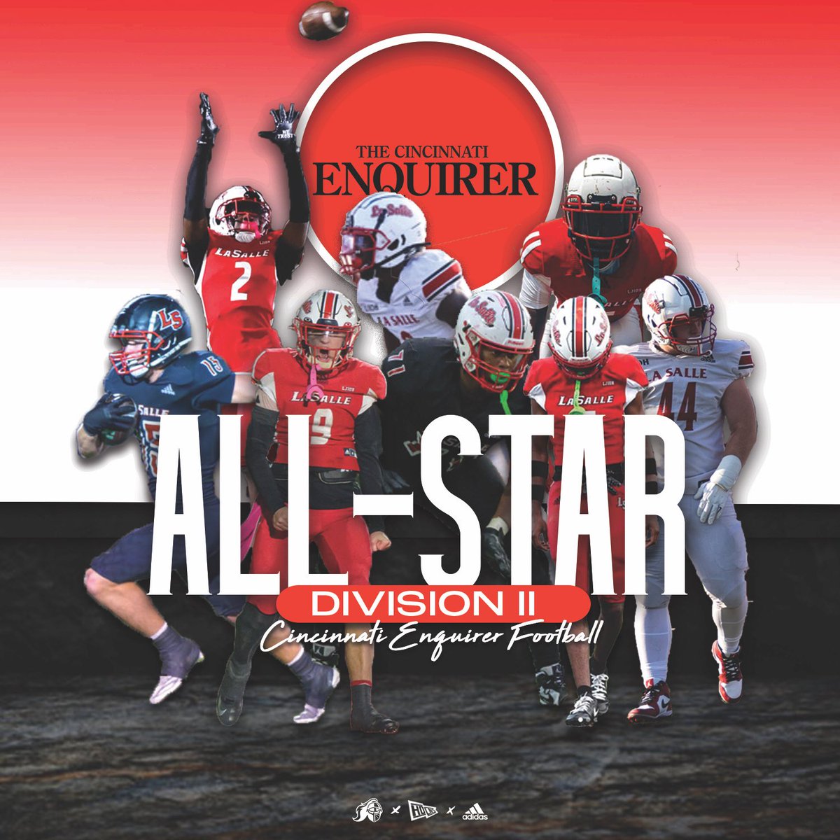 La Salle Football (@ls_lancerfb) on Twitter photo Congratulations to all our Lancers who were named to the Division II Cincinnati Enquirer All Star Team. Hard Work Pays Off!
<a href="/D1wally/">Walter Berry Jr</a> <a href="/jahmirdavis51/">jahmir davis</a> <a href="/BradyOConnor20/">Brady O’Connor</a> <a href="/pat_mclaughlin9/">patrick mclaughlin</a> <a href="/SayreSmothers1/">Sayre Smothers</a> <a href="/Zacharygates14/">Zachary gates</a> <a href="/fergus_kreider/">Fergus Kreider</a> <a href="/ColinDaniels345/">Colin Daniels</a>
#LRD Congratulations to all our Lancers who were named to the Division II Cincinnati Enquirer All Star Team. Hard Work Pays Off!
<a href="/D1wally/">Walter Berry Jr</a> <a href="/jahmirdavis51/">jahmir davis</a> <a href="/BradyOConnor20/">Brady O’Connor</a> <a href="/pat_mclaughlin9/">patrick mclaughlin</a> <a href="/SayreSmothers1/">Sayre Smothers</a> <a href="/Zacharygates14/">Zachary gates</a> <a href="/fergus_kreider/">Fergus Kreider</a> <a href="/ColinDaniels345/">Colin Daniels</a>
#LRD