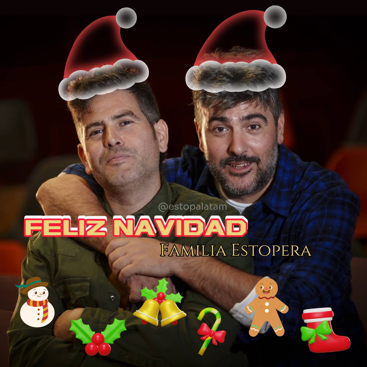 estopalatam's tweet photo. Feliz navidad, familia estopera ❤️
@estopaoficial
#estopa #navidad #estopaennavidad #estoperos #musica #españa #latam https://t.co/86YpRLVAma