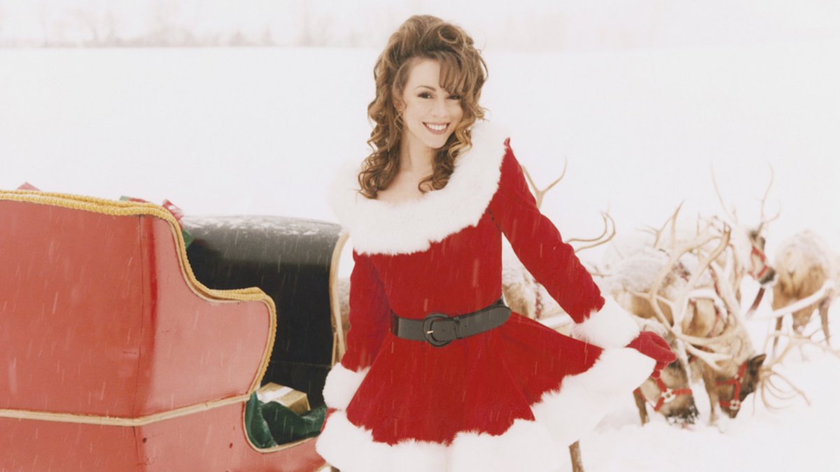 Today in music history: On December 24, 2019, Mariah Carey’s All I Want for Christmas Is You hit No. 1 on the Billboard Hot 100, 25 years after its release. This made Mariah the first artist with No. 1s in four decades. A now timeless holiday classic #mariahcarey  #lyricallygames