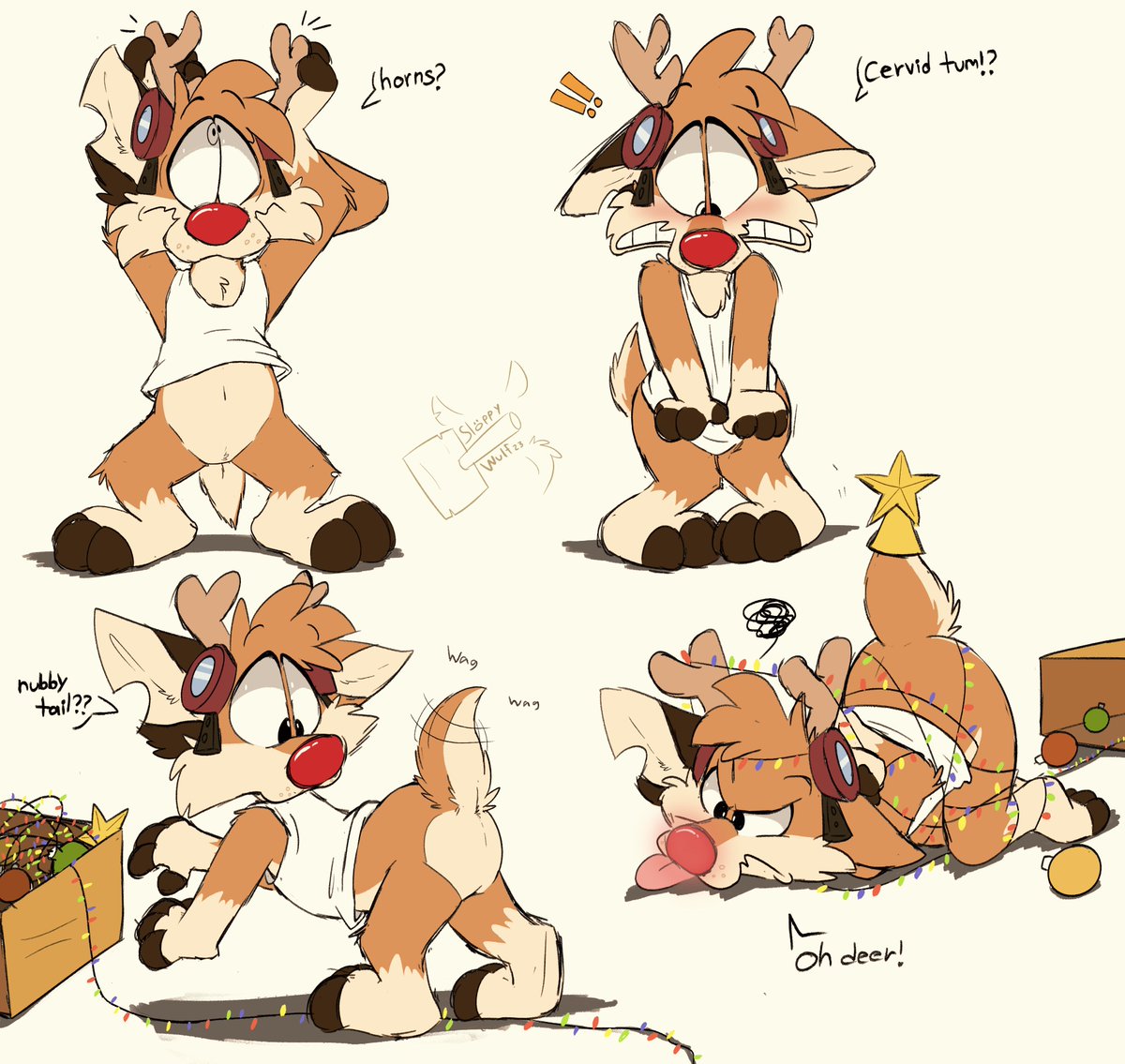 Reposted but still seems very funny to me, oh deer!

Happy Holidays!!