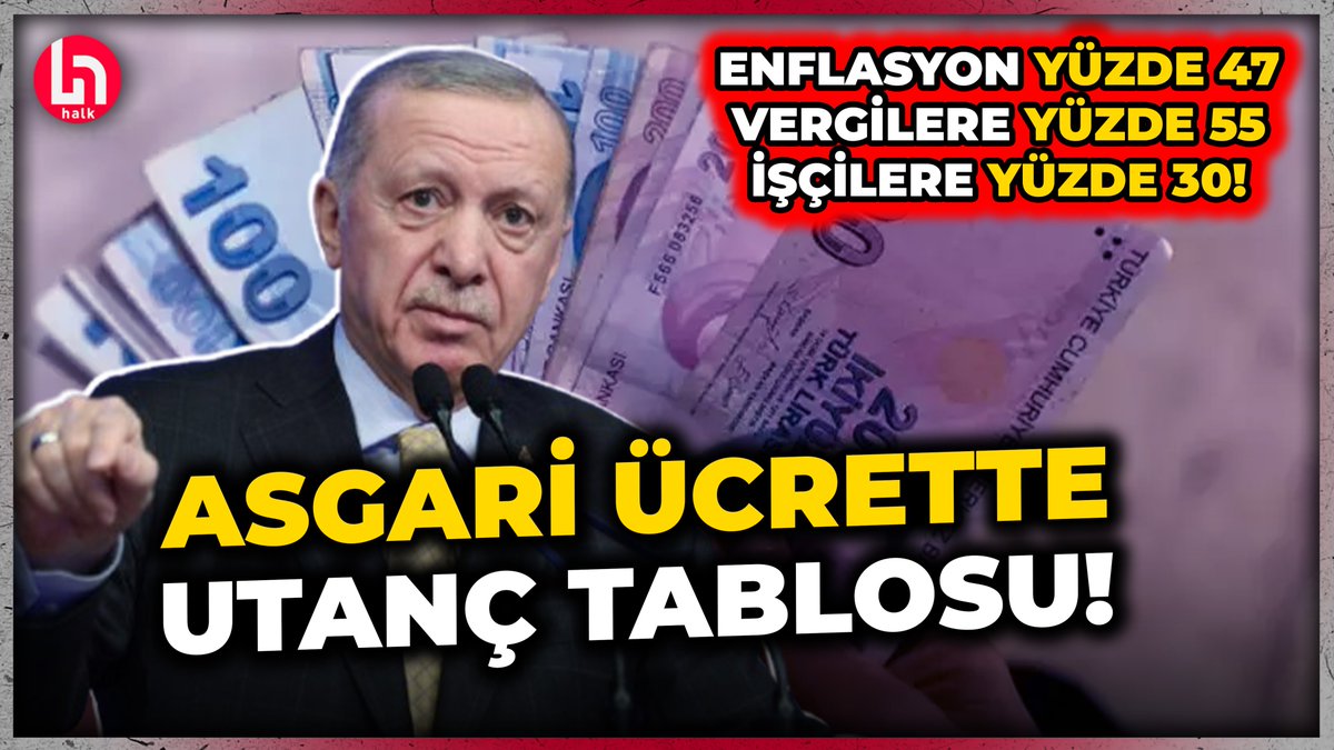 Asgari ücretli açlığı mahkum edildi! Enflasyon yüzde 47, vergilere yüzde 55, işçilere yüzde 30!

Şule Aydın (<a href="/aydinsule1/">Şule Aydın</a>) ile #KaydaGeçsin
<a href="/timursoykan/">Timur Soykan</a>,<a href="/muratagirel/">Murat AĞIREL</a>,<a href="/barispehlivan/">Barış Pehlivan</a>

youtu.be/plM3A180ea8