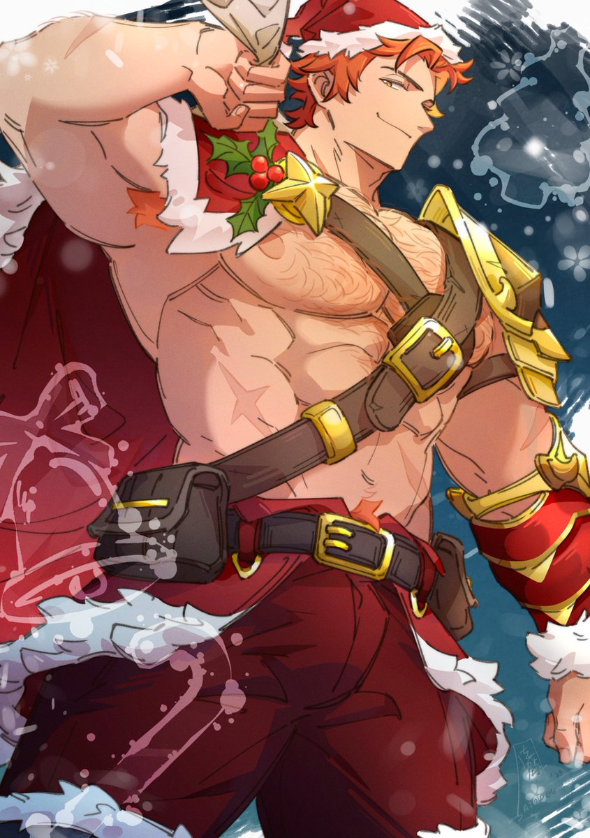 ho ho ho... who is on the naughty list? MERRY CHRISTMAS!! 🎄✨

#FE3H #FireEmblemThreeHouses #sylvainjosegautier