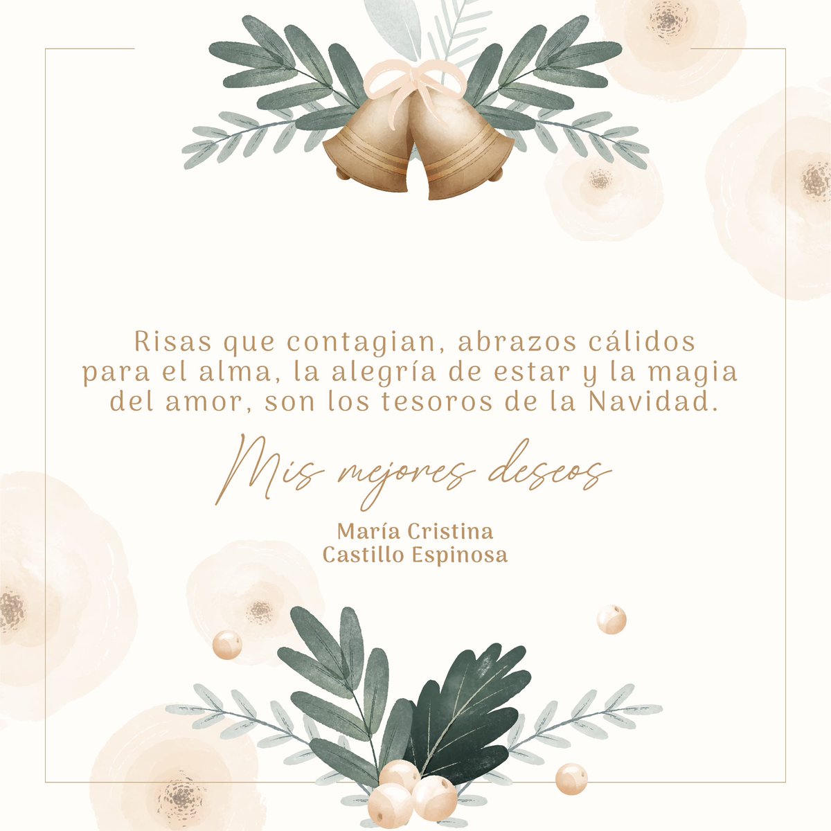 MaraCastillo22's tweet photo. Mis mejores deseos en esta #Navidad https://t.co/LdveqePgGC