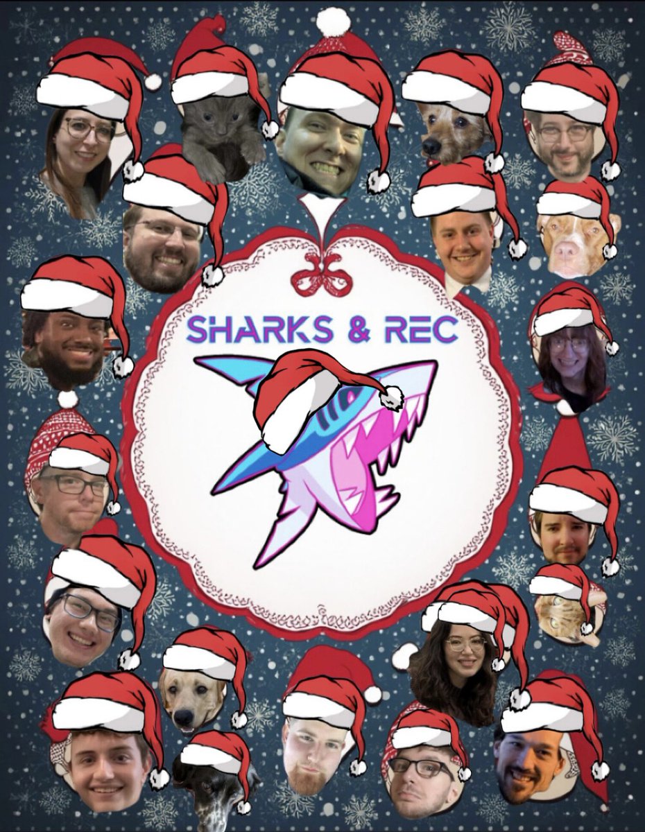 Sharks &amp; Rec is wishing everyone a festive season filled with love, joy, and all the things that make you happy. Merry Christmas from our family to yours! 🦈